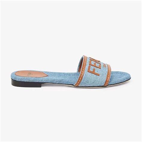 ebay fendi slides|fendi denim slides.